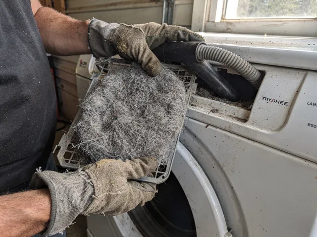 Cleaning Dryer Lint Trap in Gainesville, FL