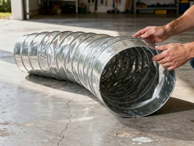 Gainesville Dryer Vent Cleaning specialist using advanced equipment for thorough duct cleaning in Gainesville